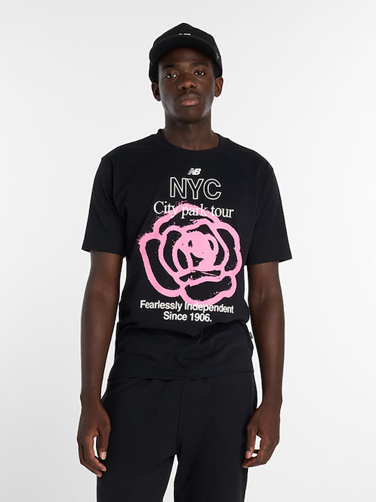 Αθλητικό T-shirt Μαύρο