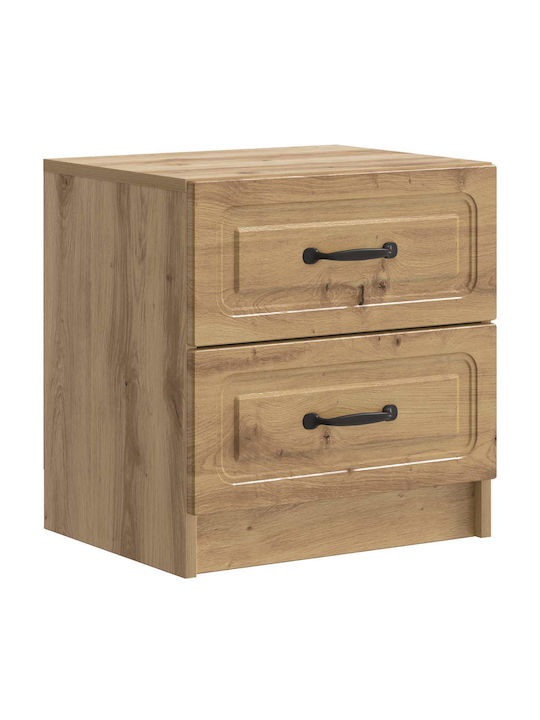 Wooden Brown Bedside Table 43x34.5x44.5cm