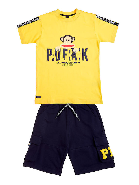Kids Set with Shorts Summer 2 Pieces Yellow