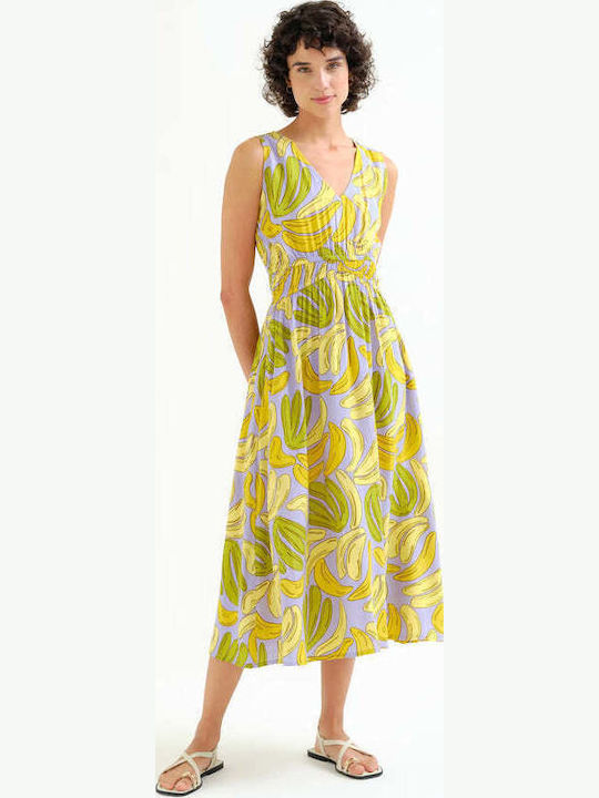 Summer Midi Dress Multicolour