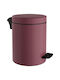 Pam & Co Inox Badezimmer Mülleimer Soft Close 3lt Rote