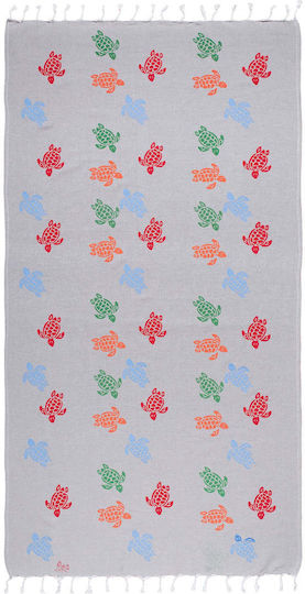 Silk Fashion Beach Towel Pareo Gray 90x180cm