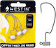 Sled Head Westin Offset Ned Jighead 10.5 Gr No2/0