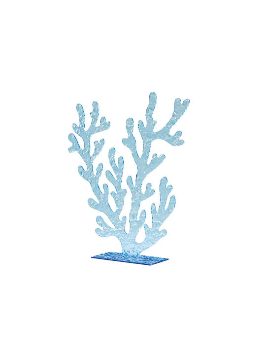 Decorativ Coral Acrilic Albastru 40x33cm 157.003.0109.16