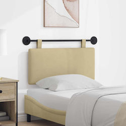 vidaXL Stoff-Kopfstütze Für Bett Rosa 100x55cm