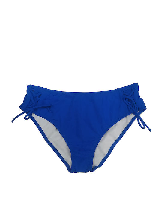 Slip Bikini Cu Dantelă Albastru Roi 983600a-Albastru