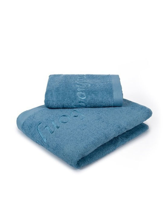 Biokarpet Bath Towels Set of 2 Pieces Bonjour Light Blue