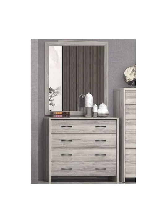 Floor-standing Makeup Dressing Table No4 4 Wooden Ash 86x40x78cm