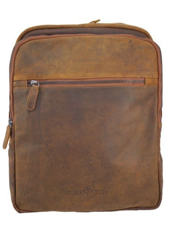 Leder Damen Handtaschen und Damentaschen Rucksack Tabac Braun