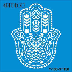 Artdeco Шаблон 30x30см Ръка 150