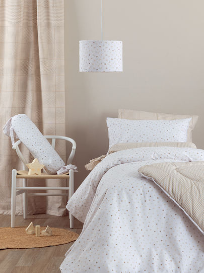 Palamaiki Kids Duvet Double Sided Single Bon Bon Bb100-bb1-1 Beige 160x240cm Palamaiki Kids Duvet Double Sided Single Bon Bon Bb100-bb1-1 Beige 160x240cm