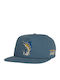 Salty Crew Coastal Snapback Cap Channel Blue