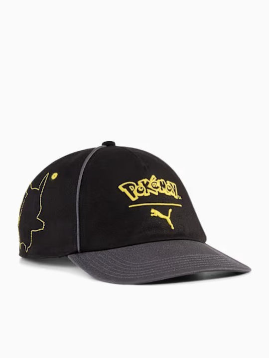 Puma X Pokémon Dad Cap Unisex Καπέλο Cotton Black 026966-01 Puma X Pokémon Dad Cap Unisex Καπέλο Cotton Black 026966-01