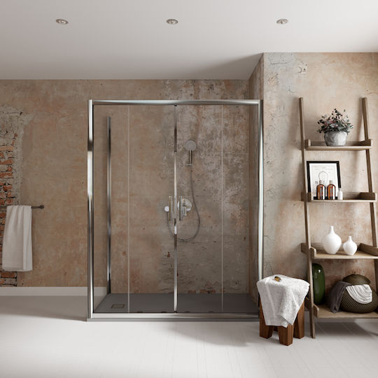 Ideal Standard Ultra Flat S Rechteckige Duschen aus Künstlicher Stein 160x80cm Graue