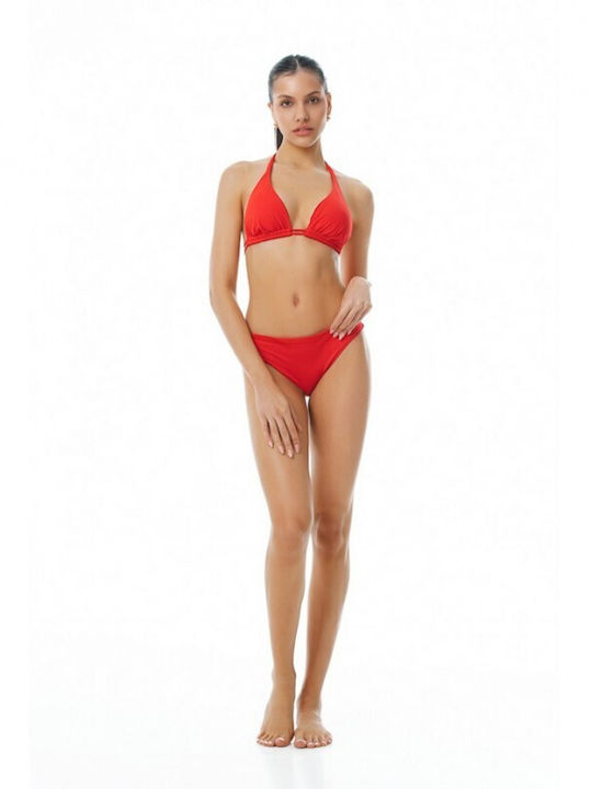 Bluepoint Topuri De Bikini Triunghi Cupe C Roșu