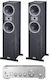 Magnat Sound System 2 A-40AE + Magnat Tempus 55 A40AESMGP+D1452101 with Digital Media Player Silver