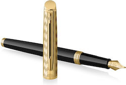 Waterman Hemisphere Füllfederhalter Fein Schwarz mit Schwarzer Tinten Waterman Hemisphere Füllfederhalter Fein Schwarz mit Schwarzer Tinten