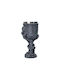 Glass of White Wine / Water from Plastic in Gray Color Goblet ac10050