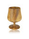 Χειροποίητο Μοναδικό Ξύλινο Ποτήρι Από Ξύλο Ελιάς 8x11 Εκ.