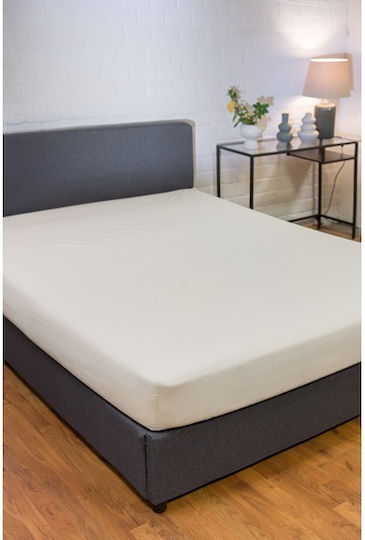 Naf Naf Hue King Size 180x200 Plus 35cm Bed Sheets with Birch Rubber Hugger