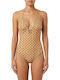 One Piece Swimsuit Gold
