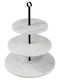Espiel Stone Tiered Appetizer Stand White Ø30xH36cm