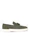 Men's Moccasins in Green Colour