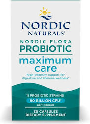 Nordic Naturals Probiotics Maximum Care Добавка с Пробиотици и Пребиотици 30 капсули Nordic Naturals Probiotics Maximum Care Добавка с Пробиотици и Пребиотици 30 капсули