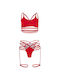 Kostüm Rotes Bustier Für Pole Dance