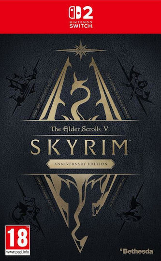 The Elder Scrolls V : Skyrim Anniversary Edition (Code in a Box) Switch 2 Game