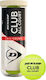 Dunlop Club All Court Tennis Balls 3 Pcs Yellow 4556618199
