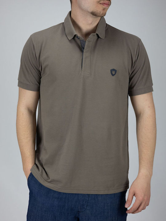 Everbest Everbest Polo Kurzarm Bluse Fango