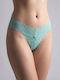 Damen-Slip mit Spitze in Ivory