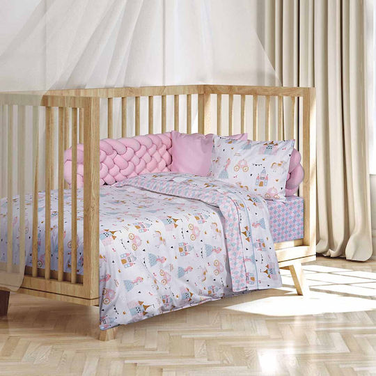 Alouette Princess Pink Fitted Sheet 130x170cm Alouette Princess Pink Fitted Sheet 130x170cm