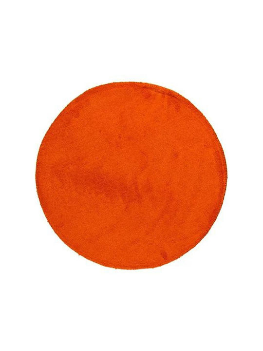 Naf Naf Round Living Room Rug Orange Φ67cm