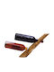 Suport De Sticle Din Lemn Pentru 2 Sticle Maro 41x6cm ac505