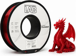 PETG Филамент 3D Принтер Professional Lab 1 Kg 1.75 Mm Прозрачно Червен