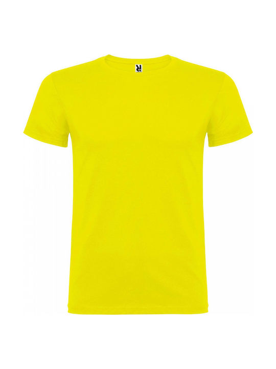 Roly Κοντομάνικη Μπλούζα Yellow 100%co Roly 3.961-yellow