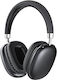 Acefast H13 Wireless / Wired Over Ear Headphones with 60 Hours Playing Time Black