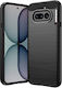 Techsuit Back Cover Silikon Grau Telefon ohne Kleber (4a)
