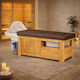 Brown Wooden Physiotherapy Bed 0154392