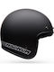 Bell Magnum Solid Negru Mat Cască Moto Jet DOT / ECE 22.06 980gr