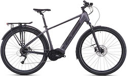 Crussis Crussis E-gordo 7.11 28" 2026 Ηλεκτρικό Ποδήλατο Trekking Γκρι