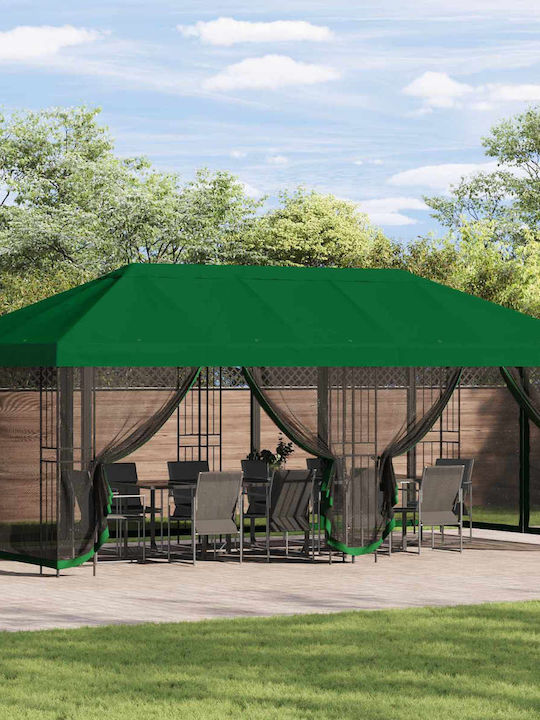vidaXL Garten Gazebo Grün 6x3m