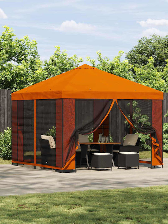vidaXL Garten Gazebo Orange 3x3m