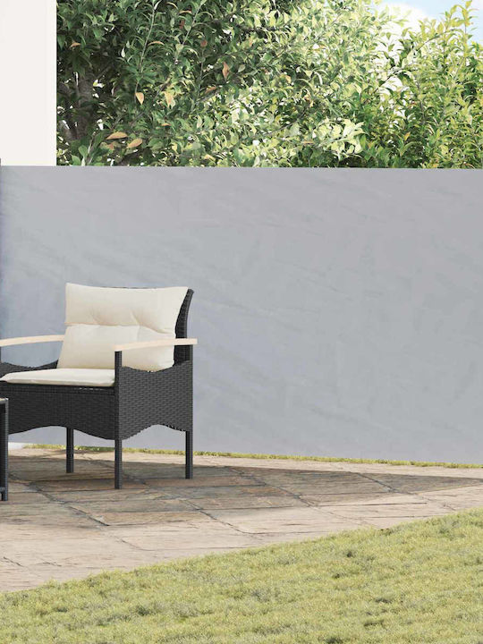 vidaXL Πλαϊνή Τέντα Βεράντας Γκρι 3x1.17m