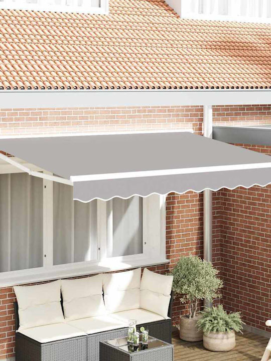 vidaXL Σκελετός Τέντας Βεράντας με Led 2.5x2m