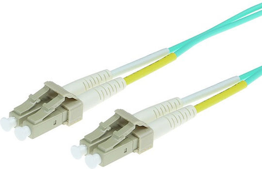 Act OM3 Optical Fiber Cable LC LC Duplex 50/125μm UPC 4m Light Blue Rl9604