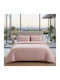 Pucioasa Pink Duvet Cover Set 200x230cm Double with 2 Pillowcases and 1 Bed Sheet