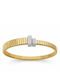 Paraxenies Women's Silver Gold Plated Bracelet with Zircon